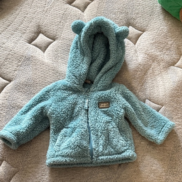 Eddie Bauer Other - Eddie Bauer Plush Blue Baby Jacket size 3-6 months
